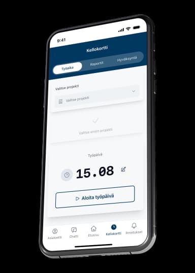 VÖRK-sovelluksen tekoälynäkymä