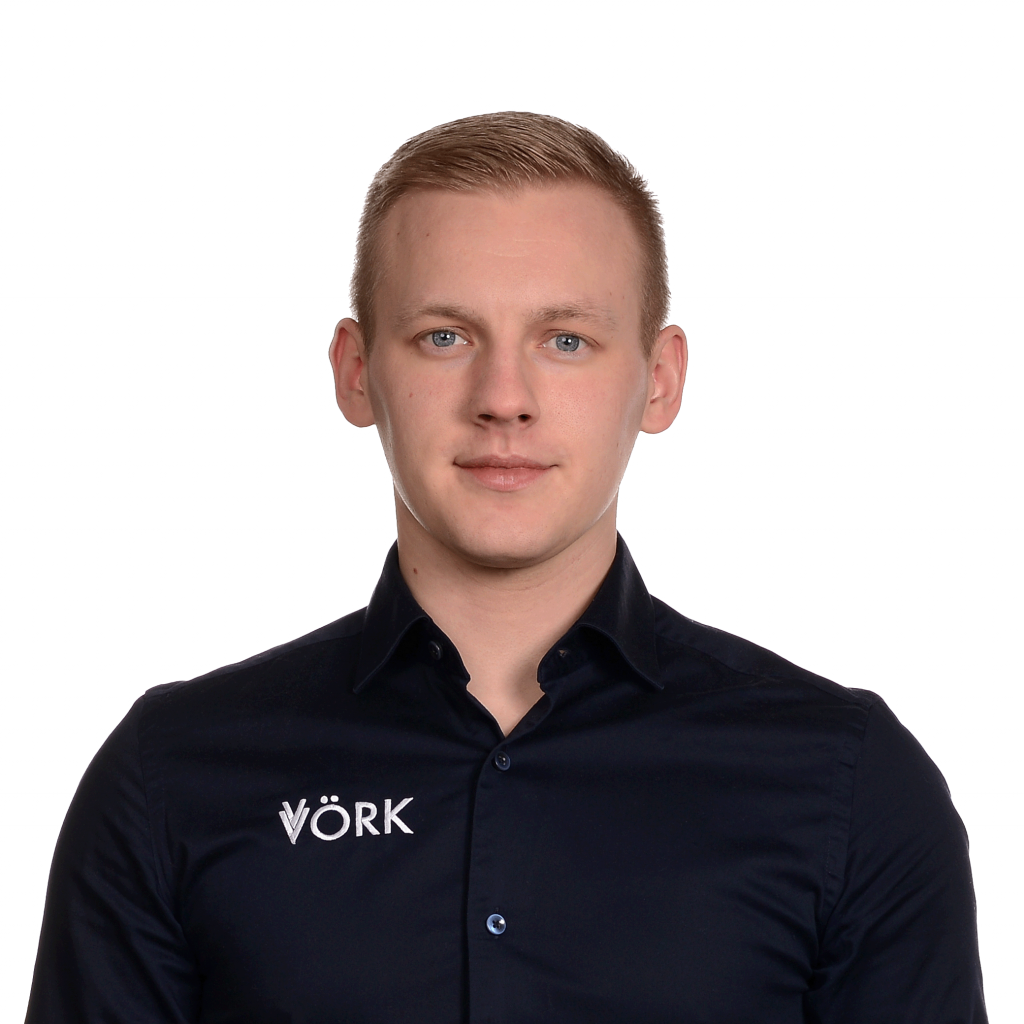 Kuva VÖRK perustajasta, kehittäjästä ja toimitusjohtajasta Heikki. A picture of VÖRK founder, developer, and CEO Heikki.